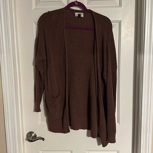 Brown NWOT cardigan